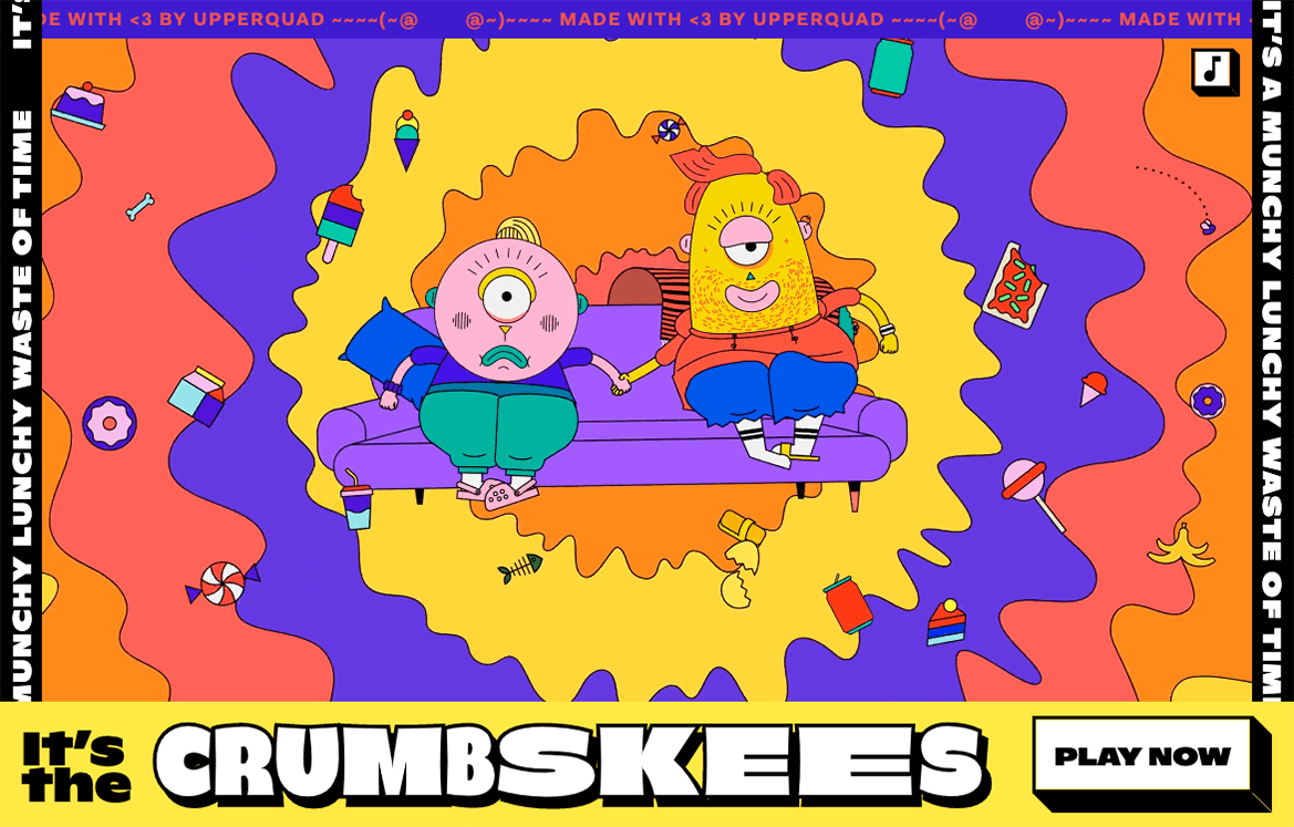 The Crumbskees landing page
